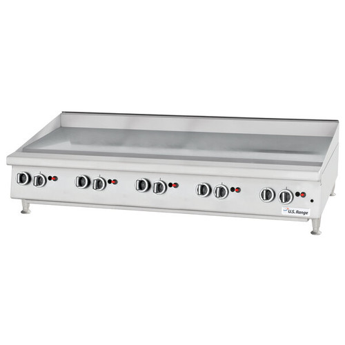 Garland - HD Counter 60" Liquid Propane Griddle w/ Manual Controls - UTGG60-G60M