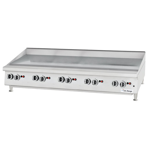 Garland - HD Counter 72" Natural Gas Griddle w/ Manual Controls - UTGG72-G72M