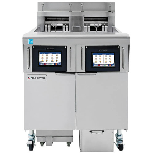 Frymaster - FilterQuick Oil-Conserving 2 x 30 Lb Electric Fryer w/ FQ4000 & Automatic Filtration 208V/3Ph - 2FQE30U