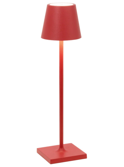 Zafferano - Poldina Pro Micro Red LED Cordless Table Lamp - LD0490F3