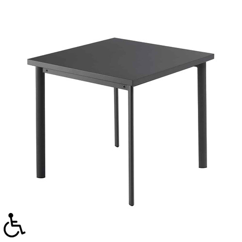 EMU - Star 40" Iron ADA Compliant Square Table - 303-22