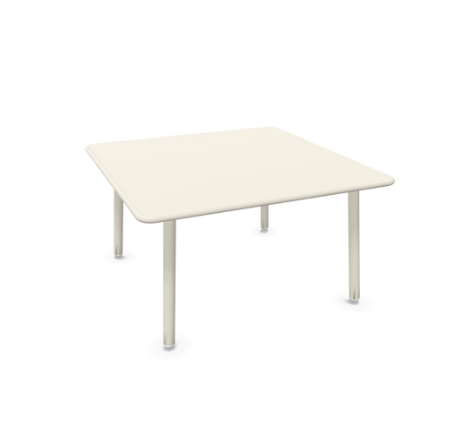 EMU - Darwin 28" Square White Side Table - 526-23