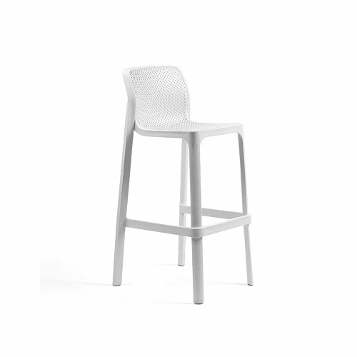 Nardi - Net Bianco White Bar Stool - 40355.00.000