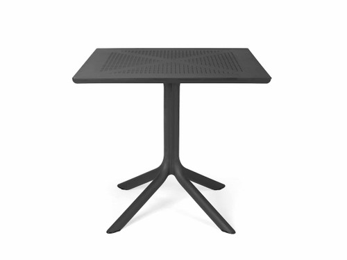 Nardi - Clip 32" Square Anthracite Dining Table - 40082.02.000