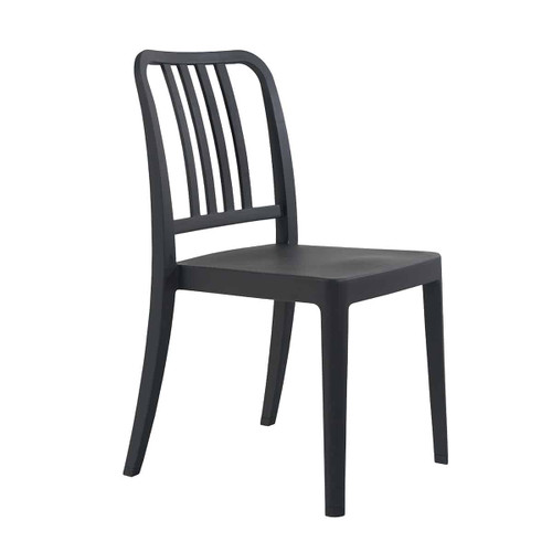 Papatya - Varia Anthracite Side Chair - S-PPY-VARIA-22ANTRACITE