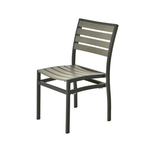 BUM - Marco Anthracite/Grey Polywood Side Chair - S-MARCO-516S-PW-GA