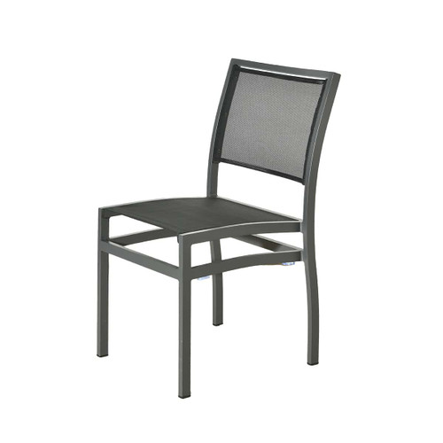 BUM - Marco Anthracite/Black Batyline Sling Side Chair - S-MARCO-516S-BT-GA