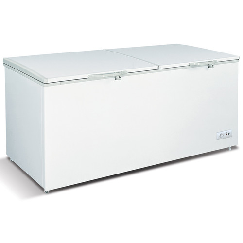 Omcan - 76" Chest Freezer w/ Flat Solid Top - 46505