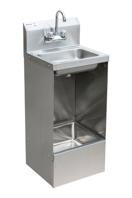 Omcan - 17" Hand Sink & Floor Mop Sink Combination - 47246