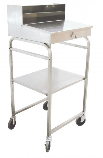 Omcan - 24" Stainless Steel Mobile Receiving Desk - 13511