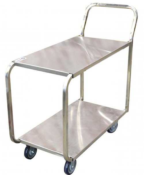 Omcan - Stainless Steel Solid Top Stock Cart - 13118