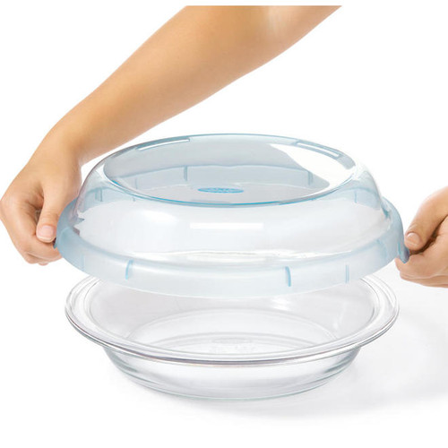 OXO - 9" Glass Pie Dish With Lid