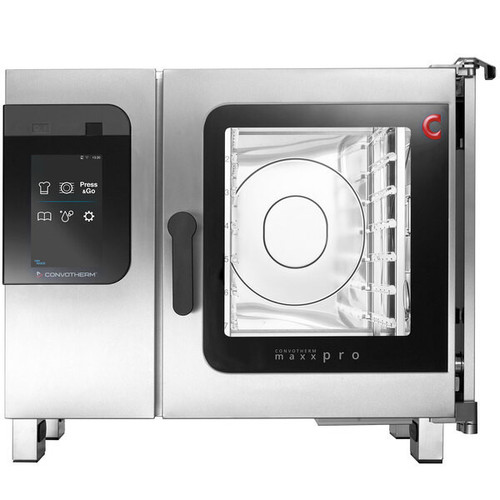 Convotherm - Maxx Pro 6.10 Half Size Boilerless Liquid Propane Combi Oven w/ easyTouch Controls & Injection/Spritzer Steam Generation - C4ET6.10GS