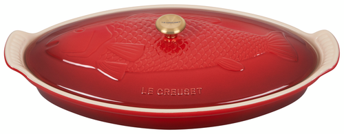 Le Creuset - Cherry 1.6L Heritage Oval Fish Baker