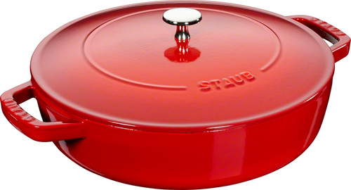 Staub - 3.8L (4 QT) Cherry Chistera Drop Braiser