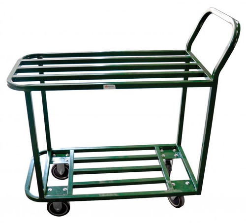 Omcan - Powder Coated Green All Welded Stocking Cart - 31433