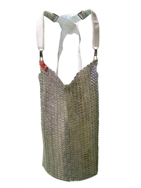 Omcan - 20" x 20" Stainless Steel Mesh Apron - 13533