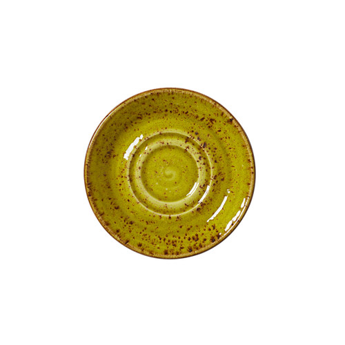 Steelite - 5 3/4 In Craft Green Craft Saucer Double Well (12 Per Case) - 12110158
