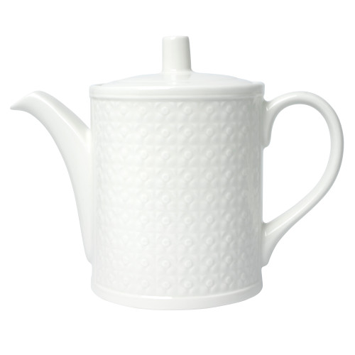 Steelite - 16 Oz White Bead Beverage Pot (6 Per Case) - 1403X0140