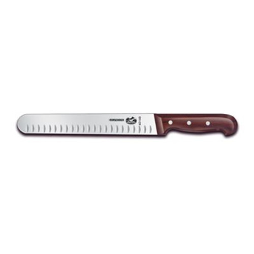 Victorinox - 10" x 1.5" Granton Edge Slicing Knife with Rosewood Handle