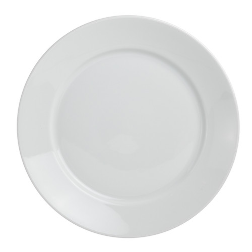 Royal Porcelain - 11 In White Queensberry Plate (12 Per Case) - 61107ST0602