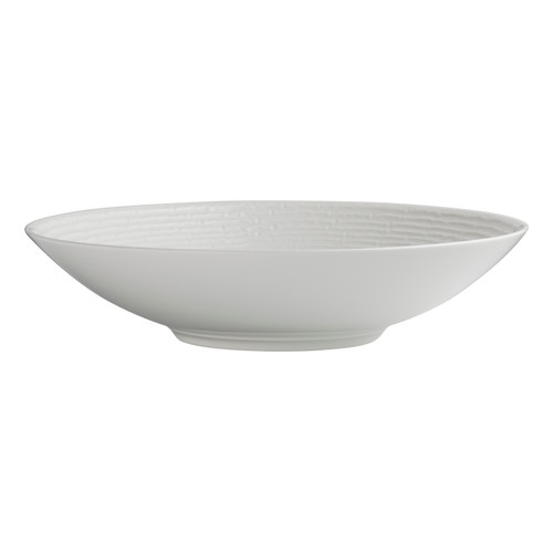 Royal Porcelain - 16 oz. White Rattan Pasta Bowl (12 Per Case) - 62105ST1006
