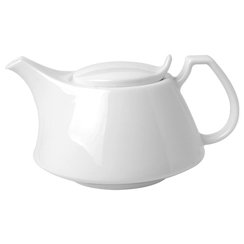 Royal Porcelain - 15 oz. White Opera Teapot WLid (24 Per Case) - 61102ST0376