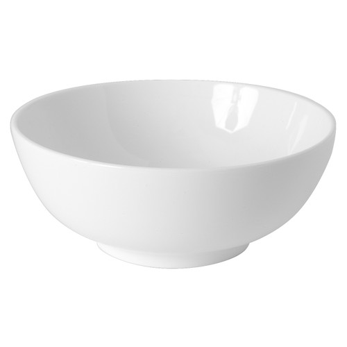 Royal Porcelain - 21 1/2 oz. White Cadence Salad Bowl (36 Per Case) - 62101ST0672