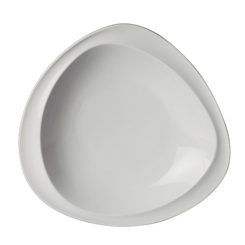 Royal Porcelain - 20 oz. White Drift Rim Soup (36 Per Case) - 61110ST0720
