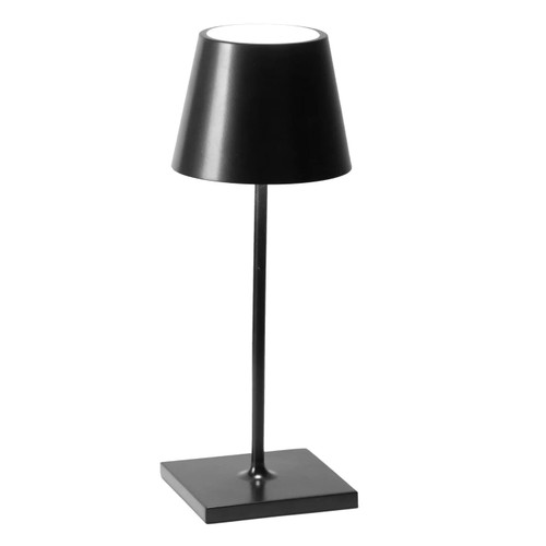 Zafferano - Poldina Pro Mini Black LED Cordless Table Lamp - LD0320D4