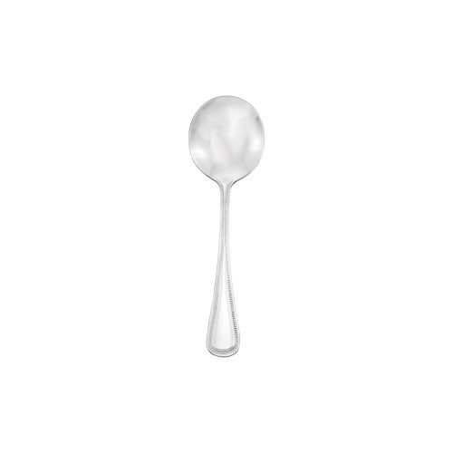 Walco - 6 In Classic Bead Round Bowl Soup Spoon (24 Per Case) - WL9212