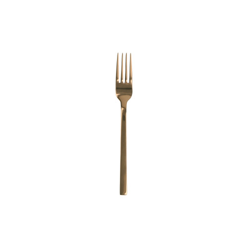 Walco - 7 3/8 In Gold Semi Dinner Fork (12 Per Case) - WLRG0905