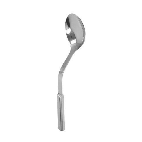 Walco - 11 3/8 In Walcoware Curved Handle Serving Spoon (12 Per Case) - WLWLB01B