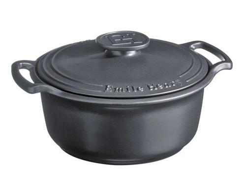 Emile Henry - 4.2L Graphite Sublime Round Stewpot