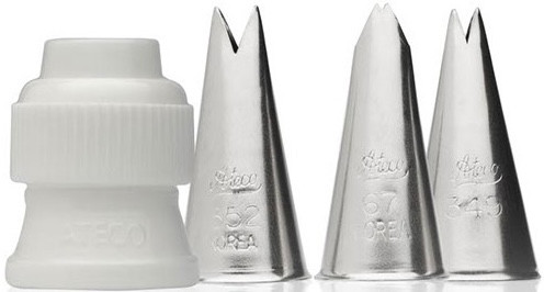 Ateco - 4 PC Leaf Tube Set