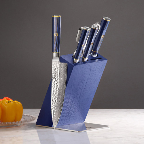 Cangshan - Kita 6 PC Hua Blue Knife Block Set