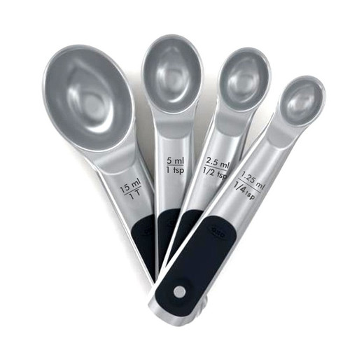 OXO - Good Grips Stainless Steel 4 Piece Measuring Spoon Set