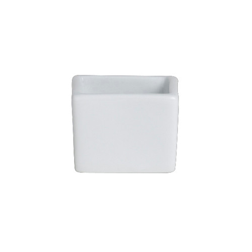Varick - 1 Oz White Cafe Porcelain Square Deep Ramekin (36 Per Case) - 6900E594