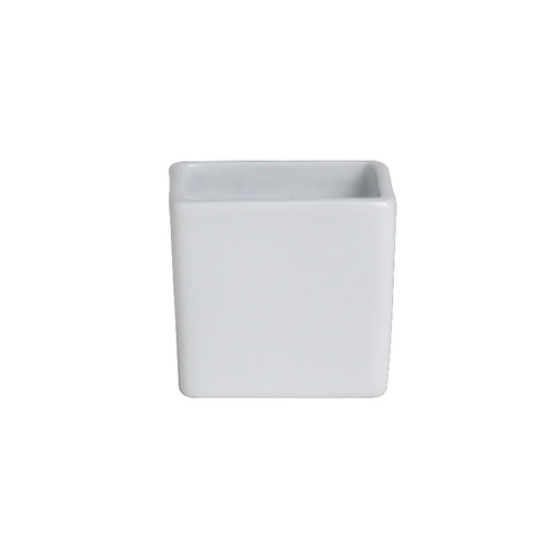 Varick - 3 Oz White Cafe Porcelain Square Deep Ramekin (36 Per Case) - 6900E593