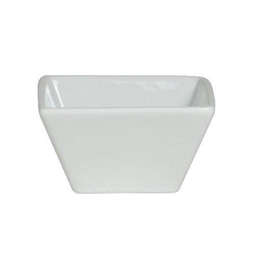 Varick - 6 Oz White Cafe Porcelain Square Bowl (12 Per Case) - 6900E571