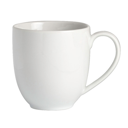Varick - 15 1/2 Oz White Cafe Porcelain Coupe Mug (12 Per Case) - 6900JH6056