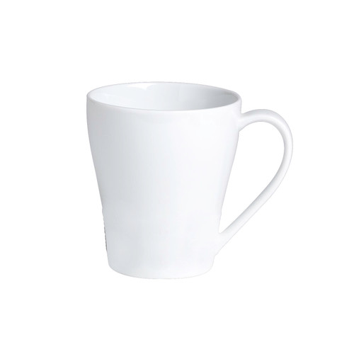 Varick - 9 Oz White Cafe Porcelain Form Mug (12 Per Case) - 6900E574