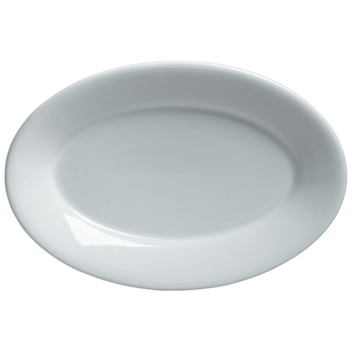 Varick - 10 In X 6 3/4 In White Cafe Porcelain Platter Oval (12 Per Case) - 6900E521