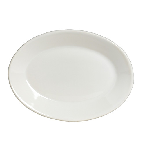 Anfora - 13 3/4 X 9 1/4 White American Basics Platters (12 Per Case) - A100P145