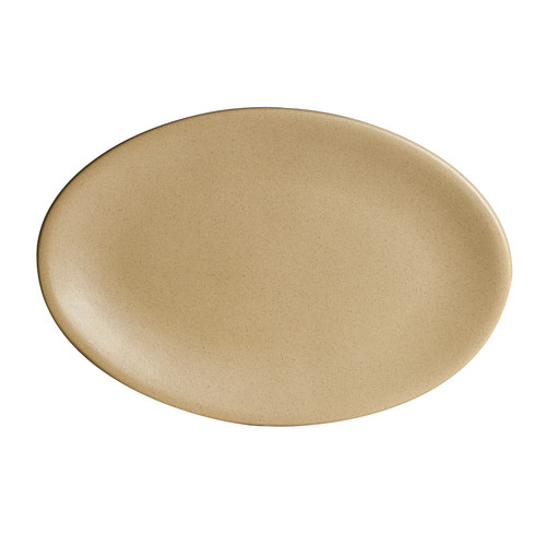 Anfora - 13 1/2 In X 9 In Tan Chena Platter Oval (6 Per Case) - A921P128