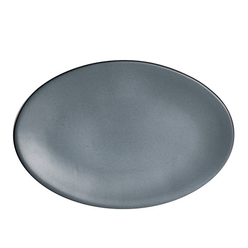 Anfora - 8 In X 6 In Gray Denali Platter Oval (24 Per Case) - A941P129