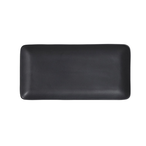 Anfora - 12 In X 6 1/4 In Black Sedona Rectangle Platter (12 Per Case) - A901P215