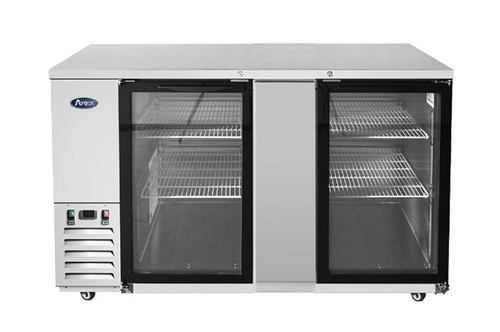 Atosa - 69" Shallow Depth Back Bar Cooler w/ Glass Doors - SBB69GGR-AUS1