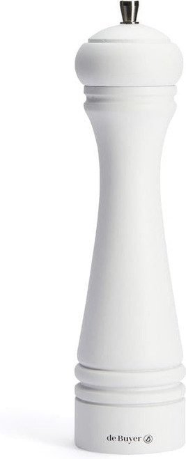 de Buyer - 9.84" Java Matte White Wood Pepper Mill