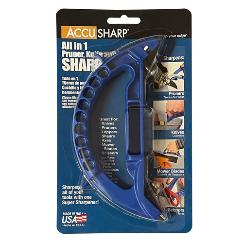 AccuSharp - Blue All In One Pruner, Knife & Tool Sharpener